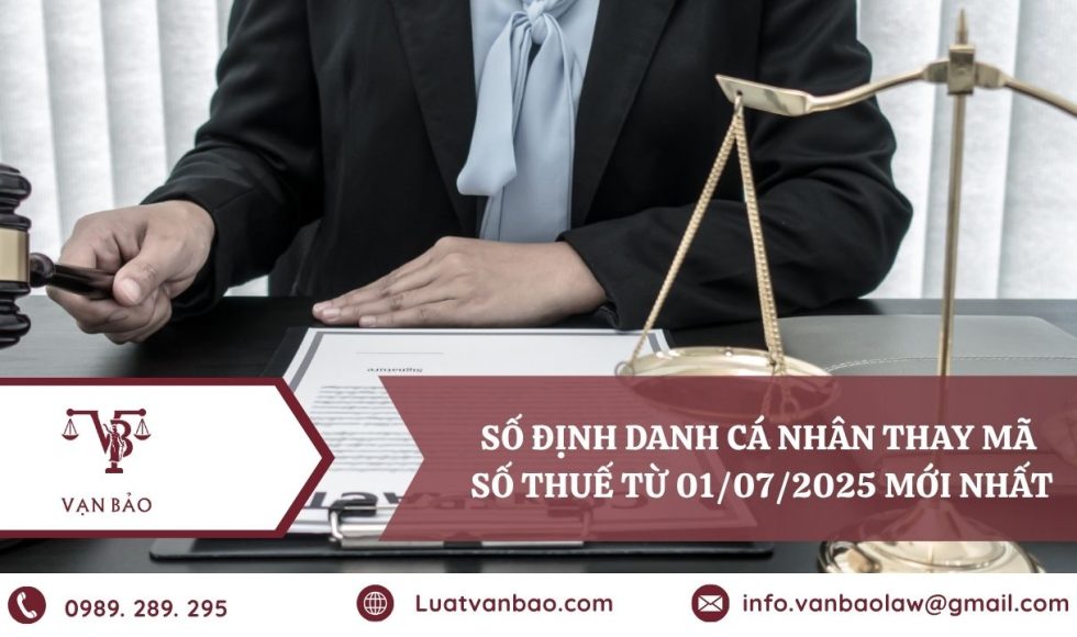 Số định danh cá nhân thay mã số thuế từ 01/07/2025 mới nhất